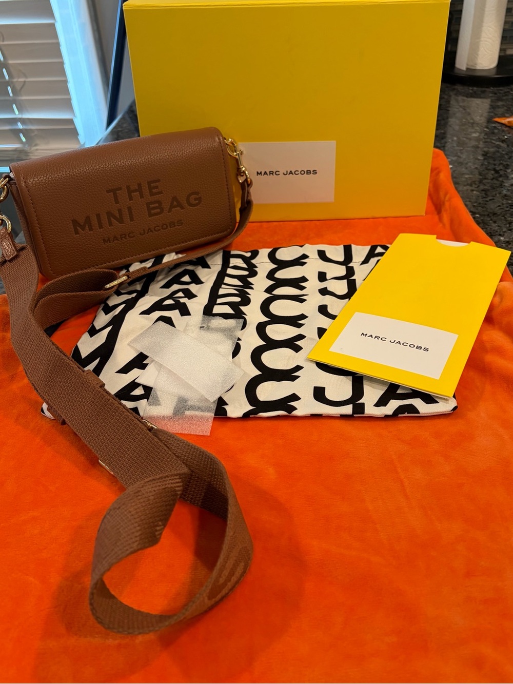 Marc Jacobs Brown The Mini Bag with Adjustable Strap